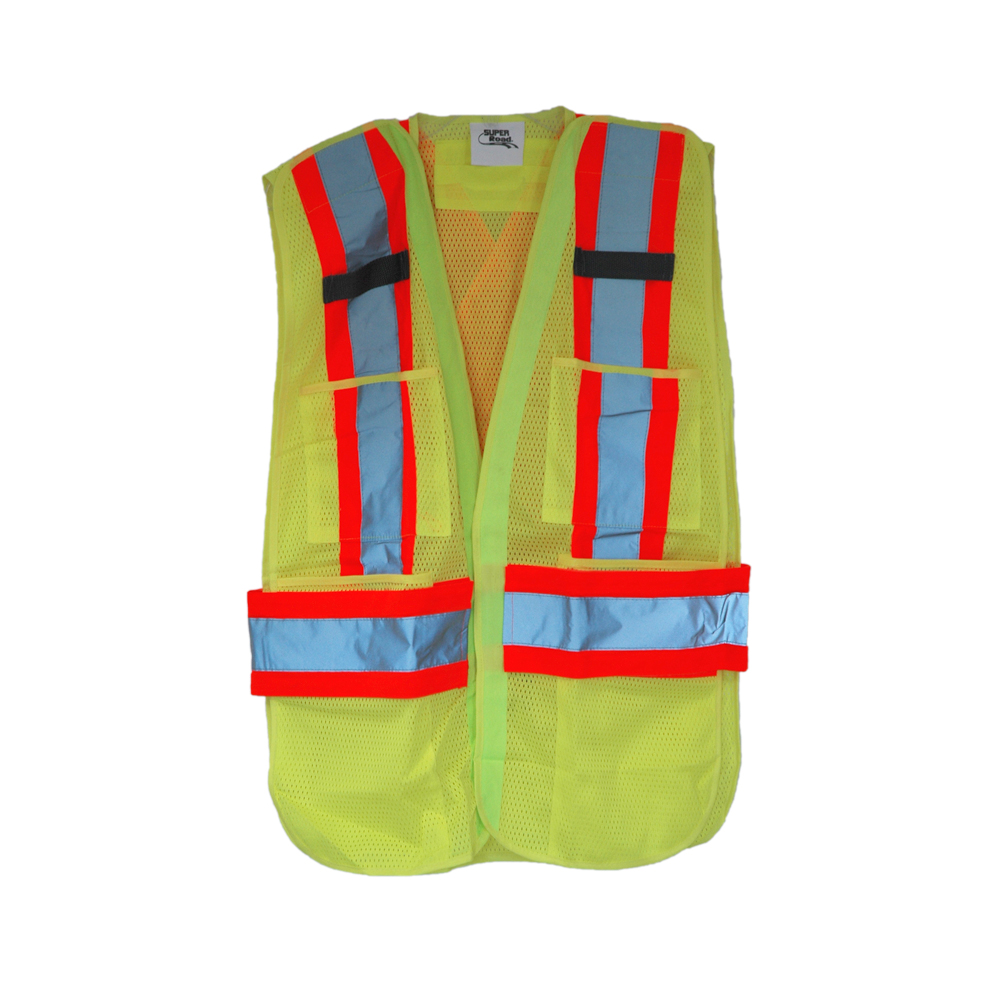 CHALECO AJUSTABLE SUPER VISIB SR1034 AMARILLO GYMCO Gases y