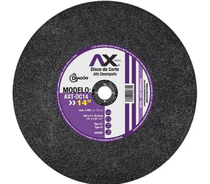 DISCO CORTE 14 X 1/8 AXT