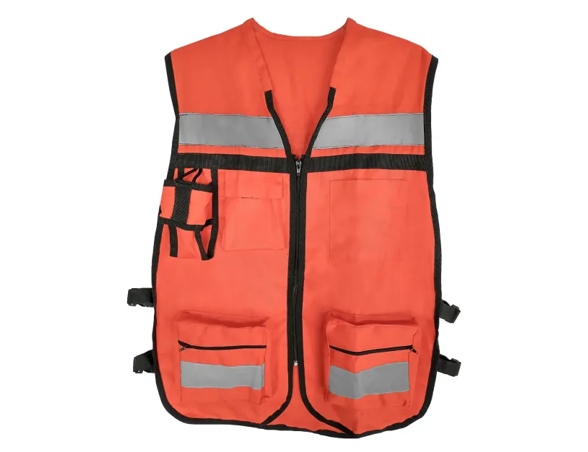 CHALECO GABARDINA NARANJA