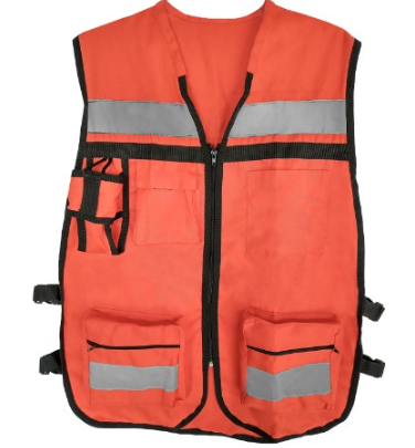 CHALECO GABARDINA NARANJA