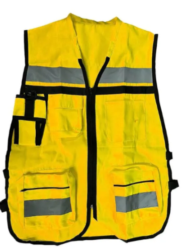 CHALECO GABARDINA AMARILLO CANARIO  