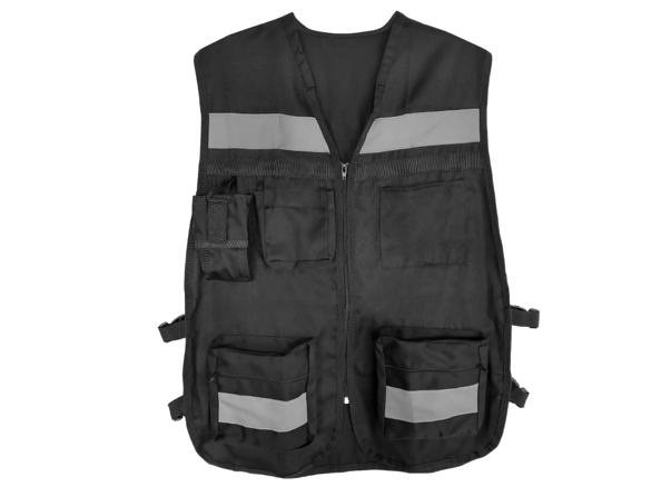 CHALECO GABARDINA NEGRO