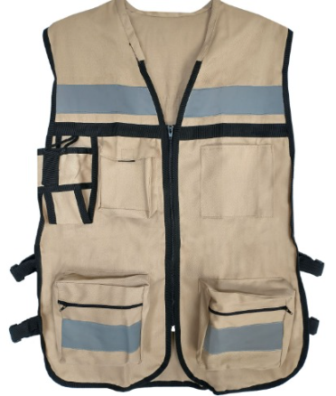 CHALECO GABARDINA KAKI