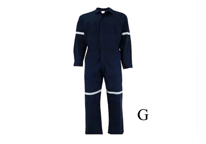OVEROL GABARDINA AZUL T-G (36-38 )