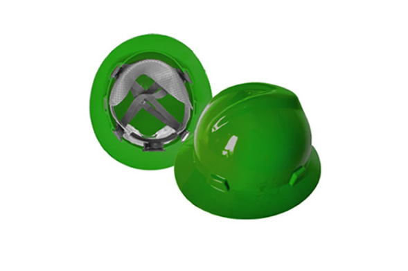 CASCO MSA TIPO MINERO CON MATRACA VERDE