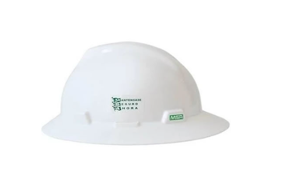 CASCO MSA TIPO MINERO CON MATRACA BLANCO