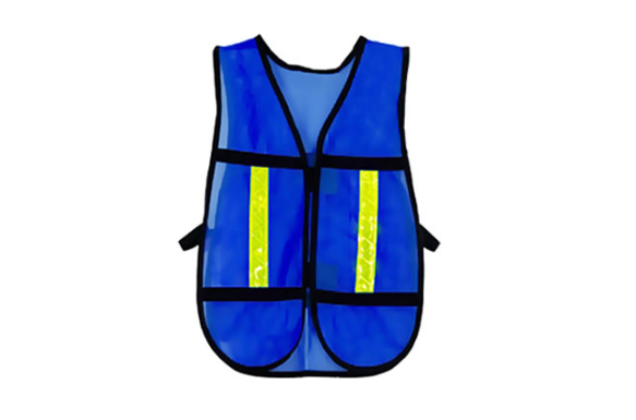 CHALECO MALLA AZUL