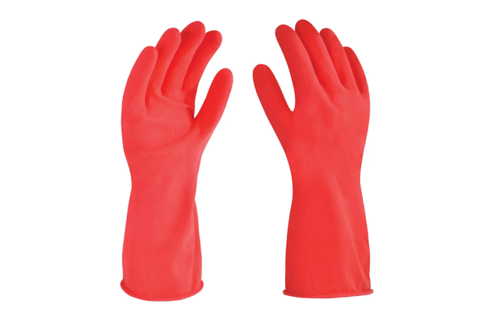 GUANTE LATEX ROJO