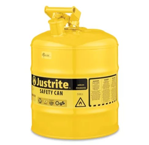 RECIPIENTE DE SEGURIDAD AMARILLO PARA DIESEL CAP 19 LTS-5 GA