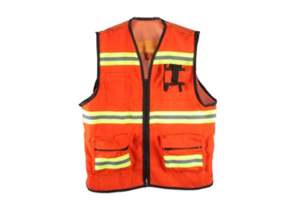 CHALECO GABARDINA GEOLOGO NARANJA GRANDE