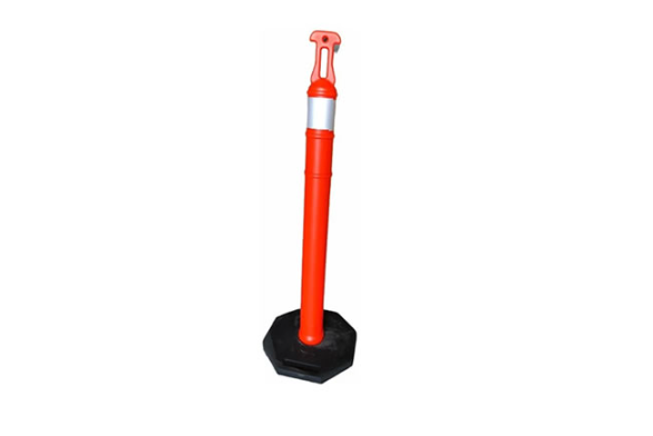 POSTE NARANJA C/BASE NEGRA