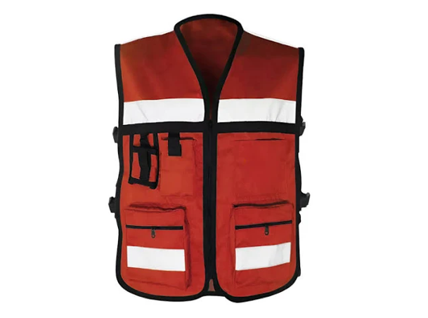 CHALECO BRIGADISTA SC1012 ROJO