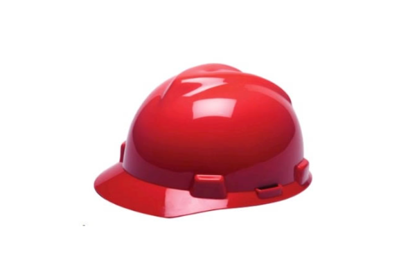 CASCO MSA TIPO CACHUCHA CON MATRACA ROJO