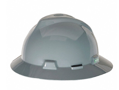CASCO MSA TIPO MINERO CON MATRACA GRIS