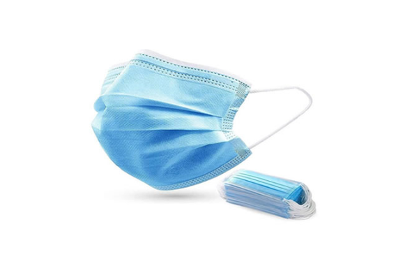 CUBREBOCA DESECHABLE AZUL CAJA 50 PZS