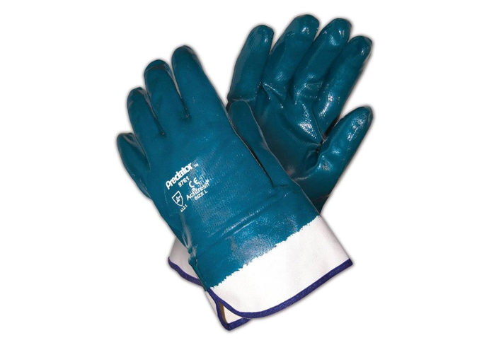 GUANTE PREDATOR NITRILO PUÑO DE LONA TALLA 9