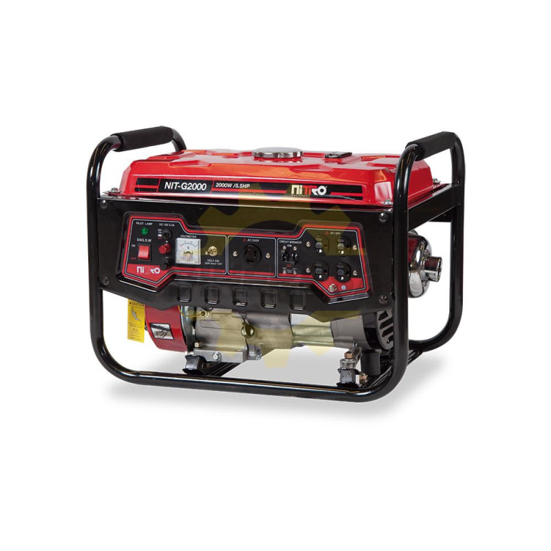 GENERADOR NITRO 2,000Wtts, 5.5 HP,  120V/60Hz