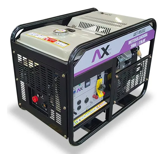 MOTOSOLDADORA GASOLINA 11,000W CA 300A, 110/220V-INVERTER 