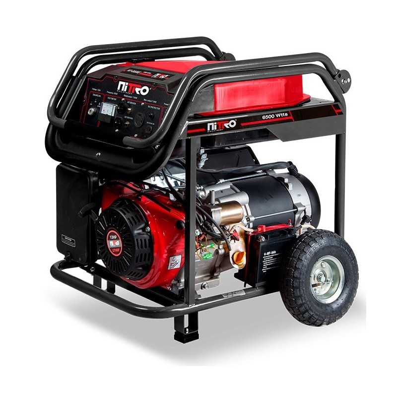 GENERADOR NITRO 6,500Wtts, 110-220V, 13HP